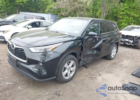 2022 Toyota Highlander Le из США, поврежденный, VIN 5TDBZRBH6NS194608